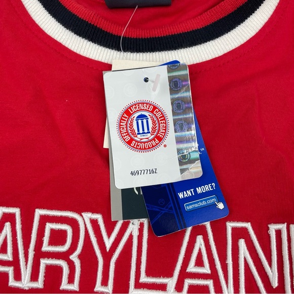 Vintage Maryland Terrapins Embroidered T-Shirt Men’s Size Large New - Picture 3 of 5